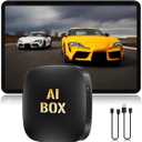 Wireless CarPlay Adapter, 2025 Upgrade with Netflix/YouTube/TF Card Plug & Play Dongle | Wireless Adapter for iPhone & Android Auto | Supports CarPlay for Cars | Dual System, 5G WiFi, Easy Setup 2+16G