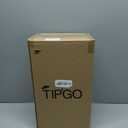 TIPGO Bathroom Trash Can with Lid, 10 Liter/ 2.6 Gallon Slim Garbage Can, Small Trash Bin Waste Basket with Pop-Up Lid for Kitchen, Bedroom, Living Room, Office (2 Pack, Black)