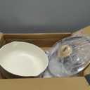 CAROTE Ceramic Nonstick Frying Pan Skillet with Lid, 10" Deep Frying Pan, 4 QT Saute Pan wilt Lid, Non Stick Chef's Pan, Non-toxic Healthy, PFOA/PFAS Free, Induction-Compatible, Taupe