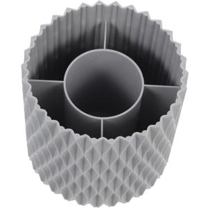 360 Degree Rotating Makeup Brush Holder Large Capacity Storage Box for Brushes Portable Vanity Organizer for Makeup Tools Dustproof Design for Home and Travel