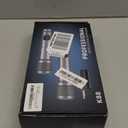 Wireless Microphone, Dual Handheld Dynamic Mic with Rechargeable Receiver, 40H Duration, 200ft Range, Plug and Play, Karaoke Microphone for Singing, Karaoke, Meeting, Church, Wedding (Silver)