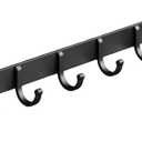 Enhanced Version Wall Mount Coat Rack with 4-8 Hooks  Versatile Wall Organizer for Coats, Hats, Towels, Bags  Durable Wall Mounted Hat & Purse Rack (8 Hooks)