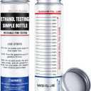 2 Pcs Reusable Ethanol Tester E85, Wide Mouth Fuel Pressure Testers Bottle, Gasoline Oil Analysis Kit for E85 Ethanol Levels to Maintain Peak Engine Performance, Clear Results in Minutes