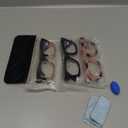 CCVOO Oprah Style Reading Glasses - Mothers Day Gift for Mom - Lightweight Blue Light Blockers, UV400, Spring Hinge +1.5