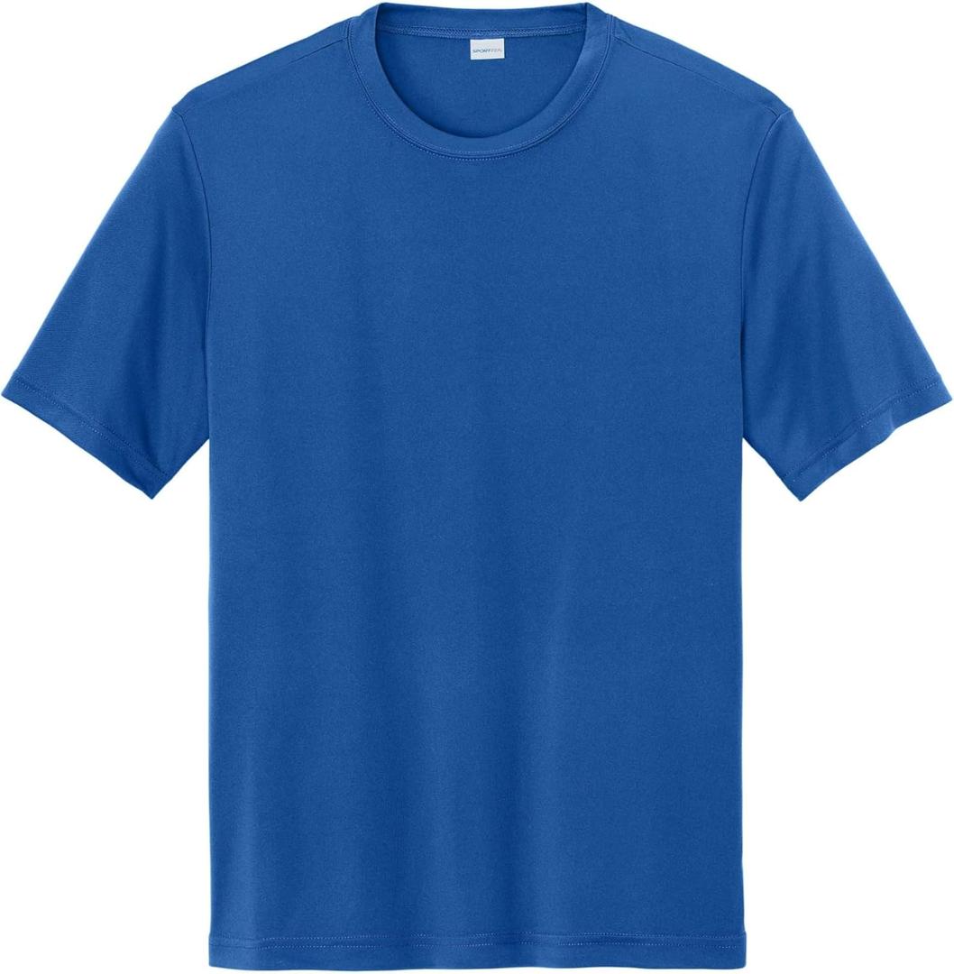 SPORT-TEK Unisex Tall PosiCharge Competitor Tee (Large, True Royal)