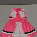 Dog Halloween Costume Cheerleader Dress (Large) (Rose Red)