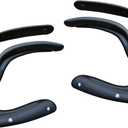 Office Chair Adjustable Armrest Pair with Mount Screws and Comfort Pads, Black Arm Support Replacement for Gaming and Desk Chairs, 13.78 Inch- Style A