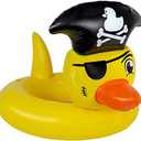 2 Poolmaster Swimming Pool Float Pirate Duck Tube, Multi Large