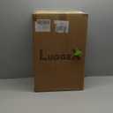 Carry on Luggage 22x14x9 Airline Approved, LTB PC Hard Shell Suitcase with Front Pocket, Expandable Luggage with USB Port (FX-Lite, Black, 20 Inch, 37L-42L) (Charcoal Metallic)