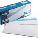 Aimoh #10 Security Self Seal Envelopes 100 Qty |No Window, EnveGuard, 4 x 9", White, 24 LB, 100 Count (34100)