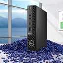 Dell OptiPlex 7080 Micro Form Factor Mini Business Desktop, Intel Core i5-10500T Processor, 16GB RAM, 256GB PCIe SSD, RJ45, DisplayPort, Wi-Fi 6, Windows 11 Pro 