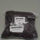 FUANGUI Bar Stool Covers Round Set of 2, Waterproof PU Bar Stool Seat Covers with Elastic Bands,Bar Stool Chair Covers Washable Stool Cushion Slipcover for 16-18 Inch - Coffee, XL