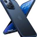 TORRAS Shockproof for iPhone 16 Pro Max Case, 4X Military Grade Drop Proof, Translucent Slim Protective AntiScratch Hard PC Back Phone Case for iPhone 16 Pro Max 6.9'', Matte Navy Blue Cover