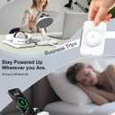 3 in 1 Magnetic Wireless Charger for Apple Multiple Devices, Foldable Fast Charging Station - Magsafe Charger Stand, Travel Charger Pad for iPhone 17 16 15 14 13 12 Series/Apple Watch/AirPods Pro