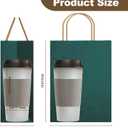 MIEVU 150Pack Small Gift Bags with Handles, 5.9x3.1x8.2 Inch Green Paper Bags (130g More Sturdy Material)  Bulk Christmas Gift Bag, Party Favor Bags, Recyclable Craft Bags for Gifts,Green