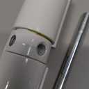 Automatic Door Closer, Zinc Alloy Safety Spring Door Closer Adjustable 30 kg Closing Door Hinge (White)