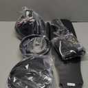 Illus Modern LED Ceiling Fan With Light and Remote, 5-Blade, 6 Speeds, 3CCT, Dimmable, Reversible, Quiet, Black, 42 inch