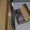 Black Curtain Rods for Windows 18-45 Inch,Adjustable Length 1 Inch Diameter Heavy Duty Curtain Rod for Bedroom/Kitchen/Dorm/Apartment/Door