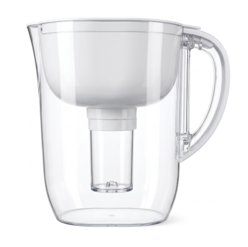 Brita Water Filter Pitcher for Tap and Drinking Water with 1 Standard Filter, Lasts 2 Months, 6-Cup Capacity, BPA Free, White