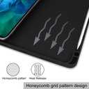 Tablet Cover for Apple iPad Pro 11 1st 2nd 3rd 4th(2018 2020 2021 2022 Release),Folio Stand Lightweight Sleep/Wake Up Leather Case for Apple iPad Pro 11 Gen 1 2 3 4 11" (JTPU-Dark Green)