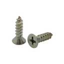 BCP Fasteners 100 Qty #10 x 5/8" Flat Head 304 Stainless Phillips Head Wood Screws (BCP25)