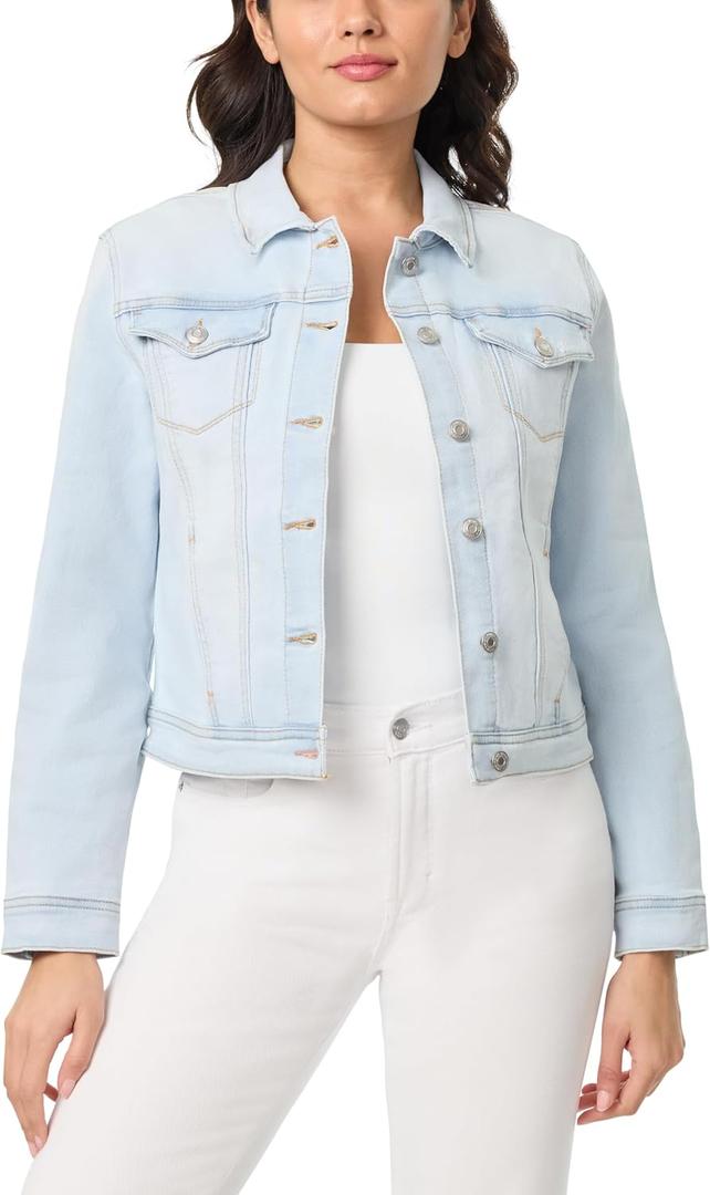 kensie Jeans for Women Forever Denim Outerwear Jacket, Small