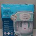 HoMedics Smart Space Elite Footbath with Heat Boost, Collapsible, Invigorating Bubble Massage, 3 Pedicure Attachments, Safe to Use Bath Salts, Patented Safety-Lock System, Ergonomic