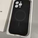 Magnetic for iPhone 16 Pro Max Case, Compatible with MagSafe, Two 9H Screen Protectors, Full Camera Protection, Military-Grade Protection Silicone Phone Cover for 16 Pro Max 6.9", Black