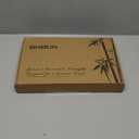 Bamboo Cutting Board for Kitchen, 3-Piece Set with Juice Grooves, Side Handles & Non-Slip Mats Durable Bamboo Chopping Board for Meat, Vegetables and Fruits (Carbonized Brown)