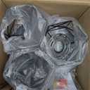 ROCUNSI 3Light Pendant Light Fixtures, Farmhouse Hanging Pendant Lighting, Dining Room Chandelier, Industrial Kitchen Island Hanging Light Fixture, Black Metal Cage Pendant Ceiling Lamp for Kitchen