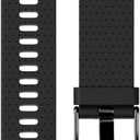 ANCOOL Compatible with Fenix 5S/6S/7S Bands 20mm Easy Fit Silicone Watch Bands Replacement for Fenix 8 43mm/5S Plus/6S Pro/D2 Delta S Smartwatches(Black)