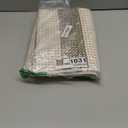 LEEVAN Door Mat Outdoor Entrance 2x3, Washable Striped Front Porch Rug, Green and White Buffalo Welcome Mat, Spring Outside Entryway Rugs, Cotton Woven Indoor Outdoor Layered Doormats