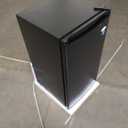 roomwell E-Star 3.3 Cu Ft Mini Fridge without Freezer - AUTO DEFROST, Reversible Single Door, Glass Shelf Refrigerator - A Space-Saving Marvel for Your Bedroom, Dorm, and Office