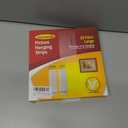 2 x 28-Pairs(56 Strips) Large Picture Hanging Strips Heavy Duty, Picture Hanging Kit, Hang Pictures on Wall Without Nails, No Hole Picture Hangers, Removable Adhesive Strips for Frame Hanging