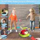 Engfa 3 in 1 Musical Jump, Toss Ring Game and Stomping Launch Rocket Launcher for Kids Toys for Girls Boys 3-5, Sports & Outdoors Toy for Ages 5-7 with Remote Control Outside Toys for Kids Ages 4-8