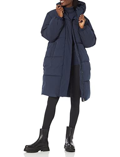 Amazon Essentials Women's Oversized Long Puffer Jacket, Navy, 5X