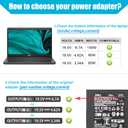 130W 19.5V 6.7A 7.4mm Tip Laptop Charger Compatible with Dell Inspiron 15 7559 N7110 N5110 Precision M20 M60 M70 M90,Dell XPS 15 L502X 17 L702X,PA-4E DA130PE1-00 JU012 Adapter Power Supply Cord