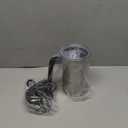 BIZEWO Milk Frother Electric, Warm and Cold Milk Steamer, 4 IN 1 Automatic Milk Warmer Stainless Steel with Touch Screen for Coffee, Latte, Macchiato, Cappuccino, Hot Chocolate (Silver)