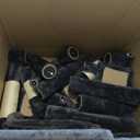 DUMOS 54-inch Indoor Cat Tree Tower Multi-Level Pet House for Large Cats with 2 Condos, Scratching Posts, Round Platform, Small Ladder, and Toys  Perfect for Cats of All Ages, Dark Grey