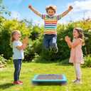 Mini Trampoline for Kids, 25 Inch Sensory Bounce Board - Indoor Outdoor