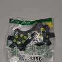 Aliglow Ice Snow Grips Over Shoe/Boot Traction Cleat Spikes Anti Slip Footwear (Small (3-5MEN/ 5-7WOMEN))