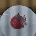 Elegant Ware 9" White Plastic Plates, Case of 216 (12 packs x 18)