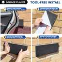 M2 Garage Wall Protector Car Door Wall Protector, Tool-Free, Designed in Australia (White, 4 Pack)