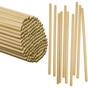 14" x 1/4" Wooden Dowels - Pack of 60ct