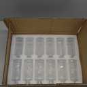 Glass Bud Vases Set of 12, Ribbed Bud Vases in Bulk, Mini Vases for Centerpieces, Small Clear Vintage Vase for Table Decorations, Wedding Decor, Home (Ribbed)