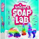 Dan&Darci Unicorn Soap Making Kit - Girls Crafts DIY Project Age 6+ Year Old Kids - Unicorn Girl Gifts - Science STEM Activity Teenage Gift - Make Your Own Soap Kits - Craft Toys Ages 6 7 8 9 10 11 12