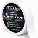 Gaffer Power Mini Gaffer Tape 4 Pack, White, 1 Inch x 8 Yards, USA Made