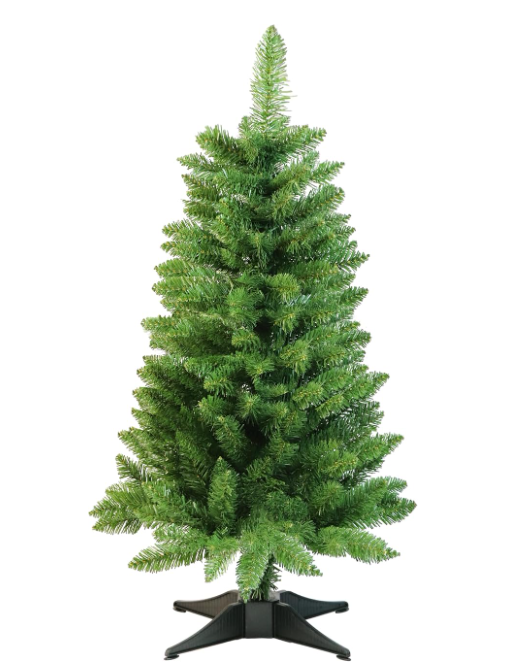 Small Christmas Tree 4FT Artificial Desktop Xmas Tree for Holiday Decor 160 Branch Tips, Green