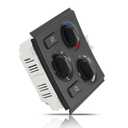 A/C Climate Control Panel Module 12V 5A Compatible with Volvo Truck VNL 2003-2024 & VNM 2003-2018, Replace 20549634 21326144 21284332 Air Conditioning Heater Control Switch 7+14 Pins