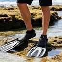 XUKER 3mm Neoprene Fin Socks for Swimming, Snorkeling, Surfing, Diving Blister Prevention All-Day Comfort Water Socks, L